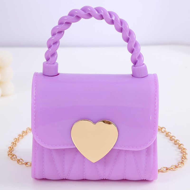 Dječja crossbody torba ABS+PC, vodootporna, ultralaka, bez podloge, jednobojni uzorak
