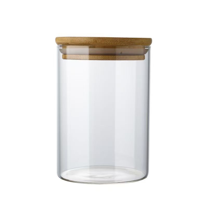 Staklena posuda za skladištenje sa zatvaračem na klik, okruglog oblika, kapacitet ispod 300 ml, tiskano logo, mogućnost prilagodbe, nije pogodna za mikrovalnu pećnicu