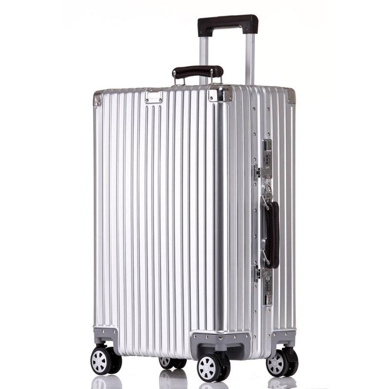 Unisex kovčeg od aluminijsko-magnezijske legure s TSA kombinacijskim zaključavanjem, model 8006/8007, univerzalni kotači, težina 4,3–6,5 kg