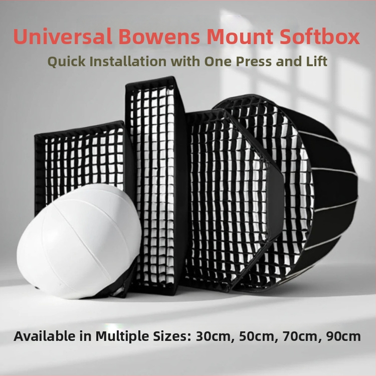 Set de iluminat în studio cu Softbox, cadru metalic, încărcare 2-5 kg, greutate 1,2 kg, pentru fotografie