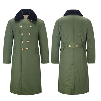 Военно палто в стил кадри, подплатено флийсом, термична изолация, едноцветно, материя: смес от химически влакна, марка Haolong, зима