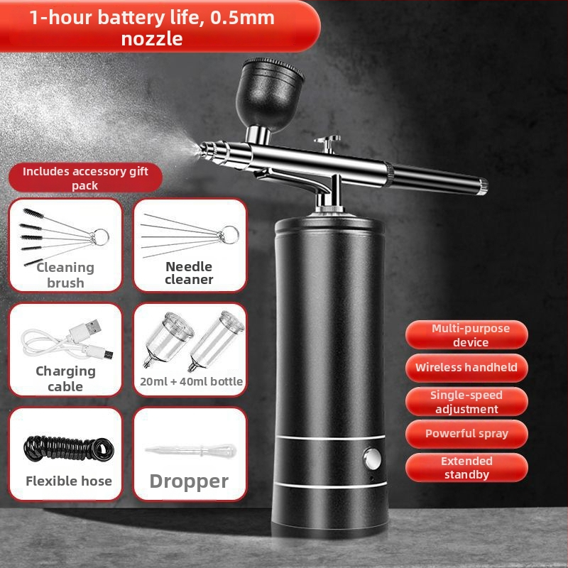 Pistol de aerograf electric pentru manichiură, decorarea prăjiturilor și pictură de modele