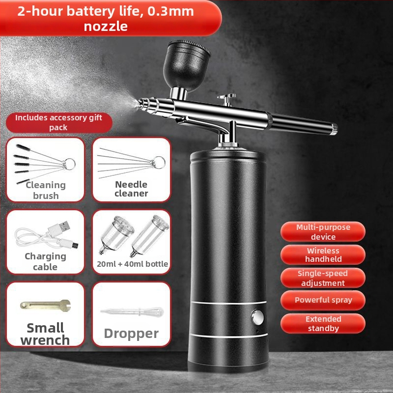 Pistol de aerograf electric pentru manichiură, decorarea prăjiturilor și pictură de modele