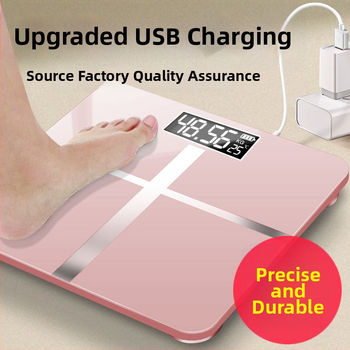 Зареждаема точна интелигентна скала за телесни мазнини за домашна употреба, подходяща за възрастни и деца.