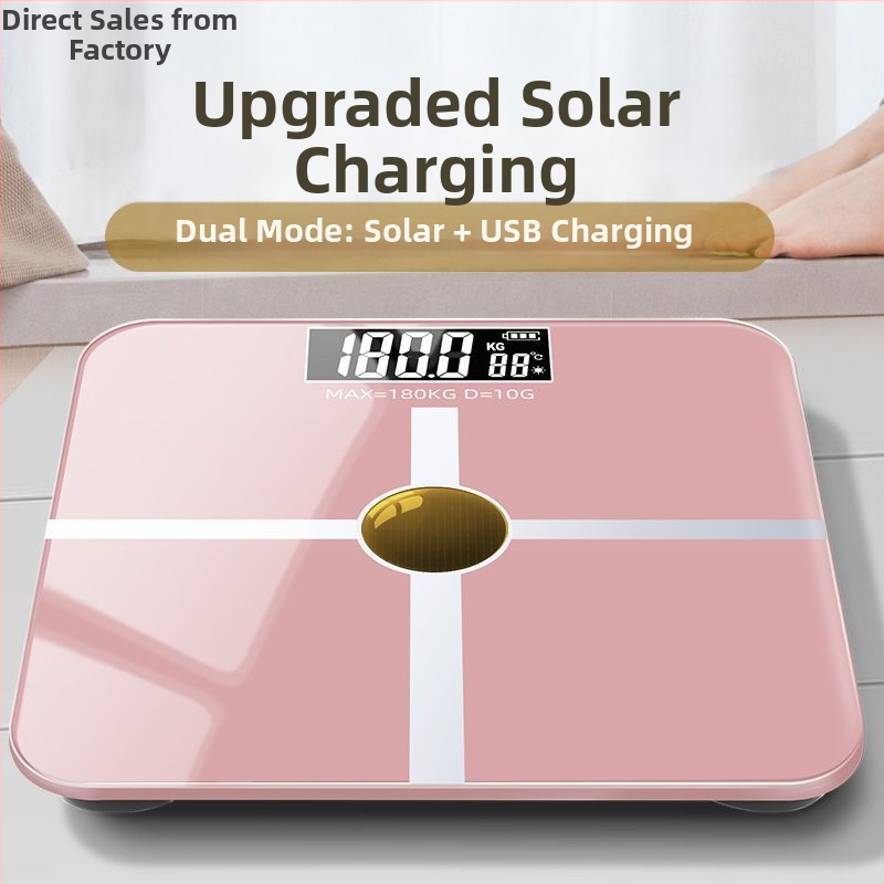 Зареждаема точна интелигентна скала за телесни мазнини за домашна употреба, подходяща за възрастни и деца.