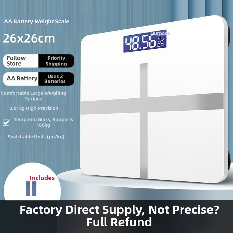 Зареждаема точна интелигентна скала за телесни мазнини за домашна употреба, подходяща за възрастни и деца.