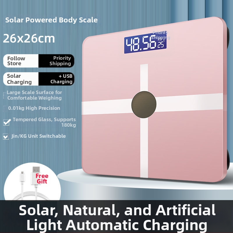 Зареждаема точна интелигентна скала за телесни мазнини за домашна употреба, подходяща за възрастни и деца.