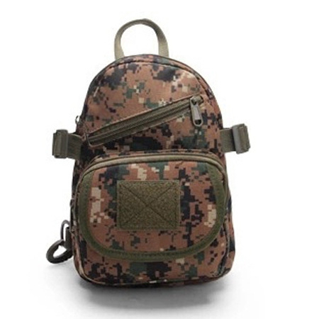 Geantă torace unisex – rucsac tactic mic pentru drumeții și călătorii, impermeabil, căptușeală Oxford, curea de umăr curbat