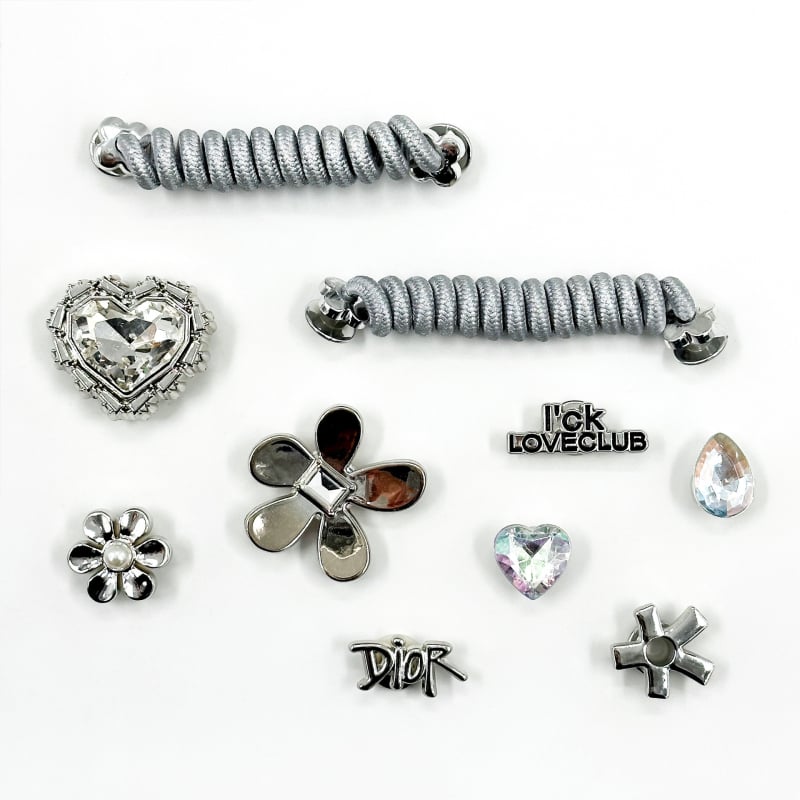 Set Catarame Pentru Încălțăminte cu Flori – Accesorii DIY detașabile pentru încălțăminte casual și papuci, Stil zilnic, vară-toamnă