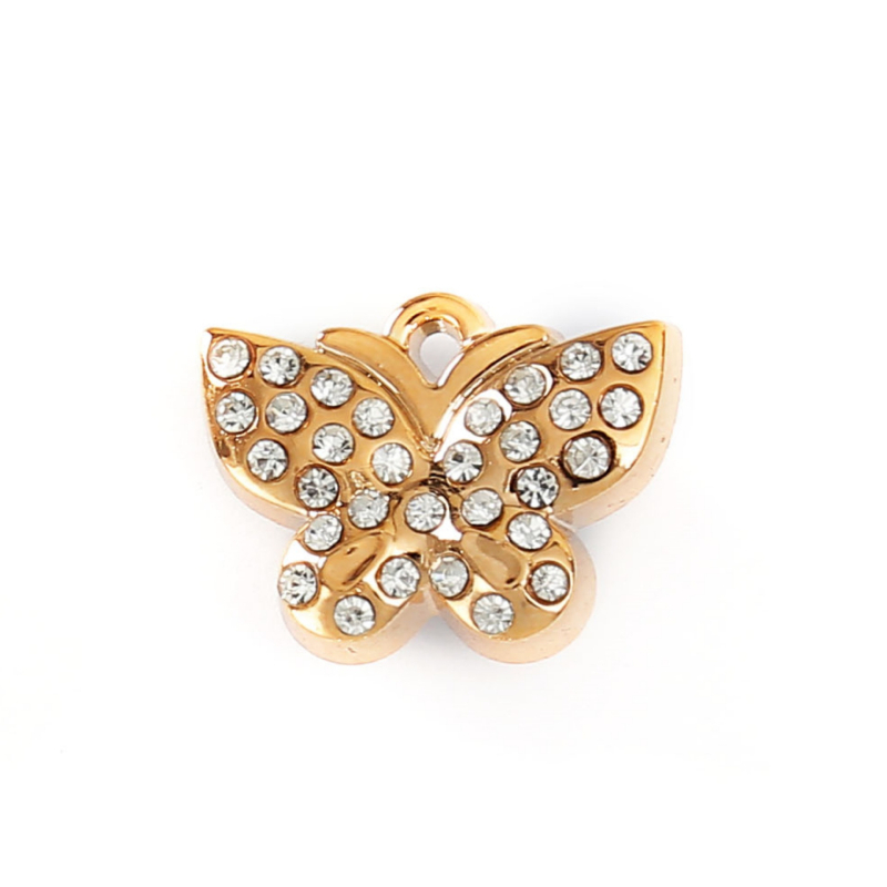 Charmuri metalice pentru Crocs - fluture, floare 3D insectă, accesorii detașabile, stil cataramă Crocs