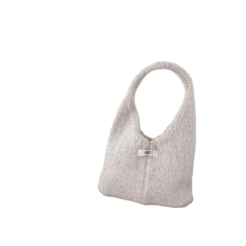Dječja pletena torba, materijal pletenina, lagana, jednobojni uzorak, dječji i slatki stil