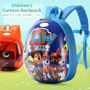 Lasteaia seljakott karikatuurkoera patrull-teemaga, EVA materjal, kerge, hingav, veekindel, seljaosa kaitse