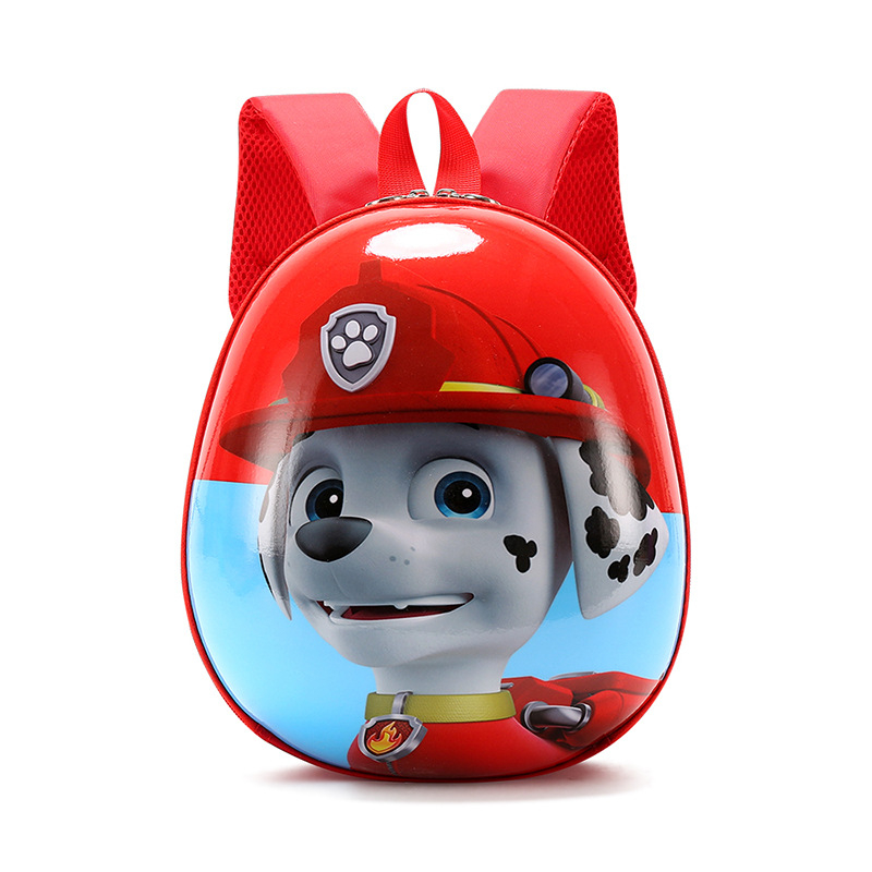 Lasteaia seljakott karikatuurkoera patrull-teemaga, EVA materjal, kerge, hingav, veekindel, seljaosa kaitse