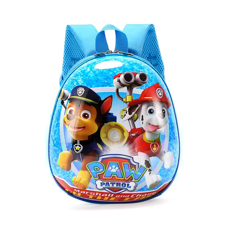 Lasteaia seljakott karikatuurkoera patrull-teemaga, EVA materjal, kerge, hingav, veekindel, seljaosa kaitse