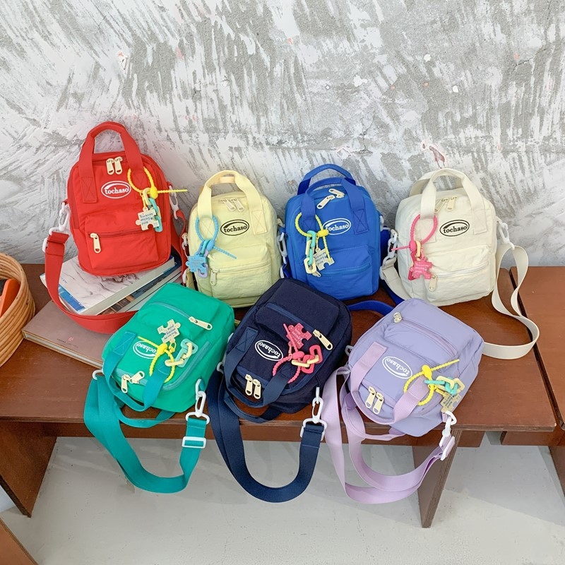 Najlon crossbody torbica za djecu, unisex, za osnovnu školu, s prozračnom podlogom i uzorkom slova