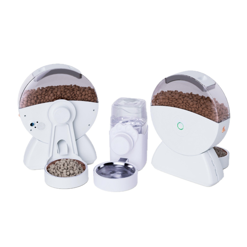 Ferris Wheel умна хранилка за домашни любимци с камера и WiFi, дозатор за котешка храна, модел ZNWS01