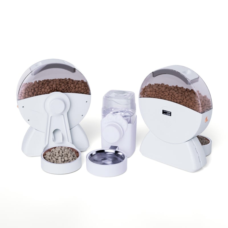 Ferris Wheel умна хранилка за домашни любимци с камера и WiFi, дозатор за котешка храна, модел ZNWS01