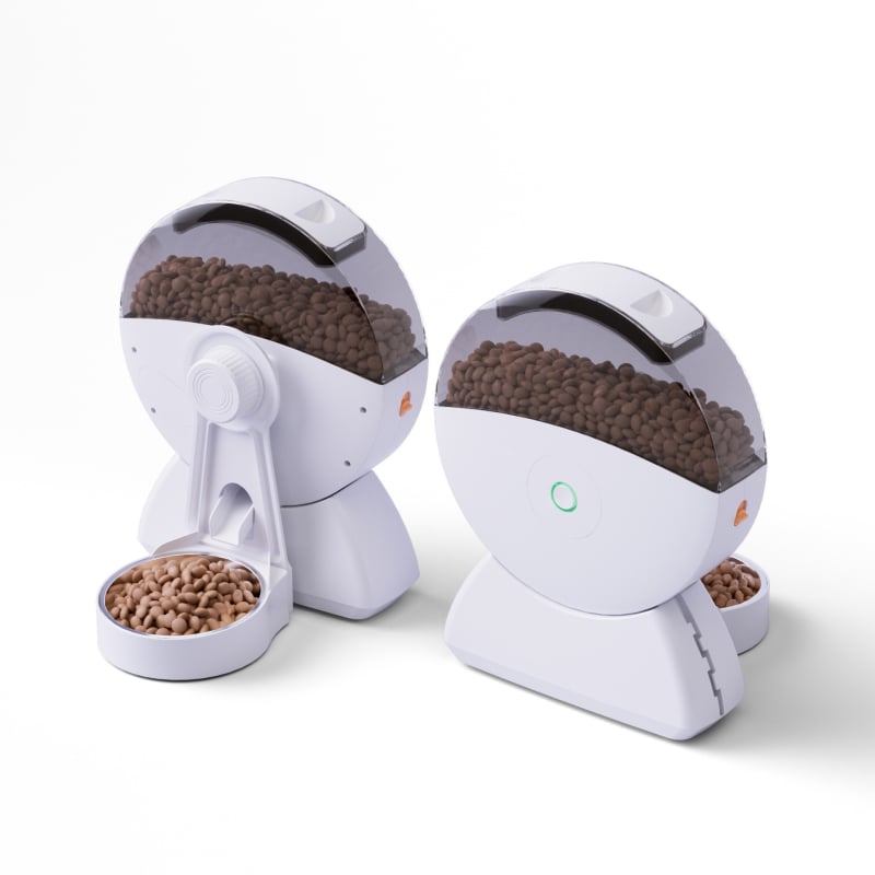 Ferris Wheel умна хранилка за домашни любимци с камера и WiFi, дозатор за котешка храна, модел ZNWS01