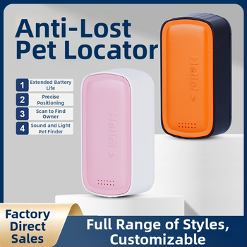 GPS lokátor pre domáce zvieratá – mačky a psy, presné určovanie polohy, model T05a, batéria 1200mAh, ABS/PC materiál, kompatibilný s iOS