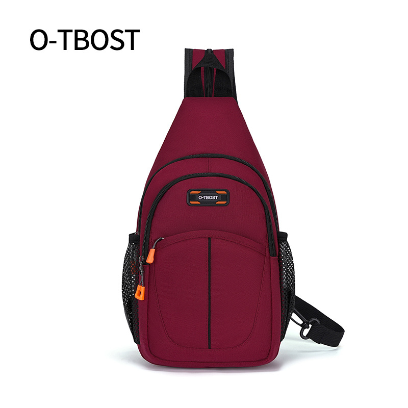 O-TBOST muška prsna torba, Oxford tkanina, vodootporna i otporna na habanje, podstava od poliestera, svakodnevna uporaba