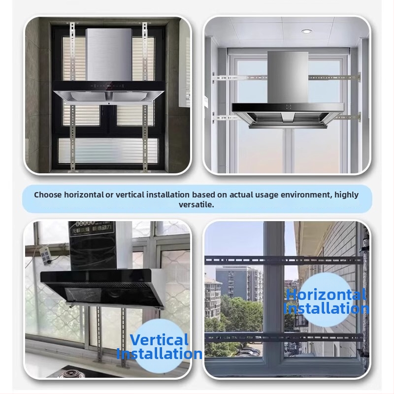 Nerūsējošā tērauda nosūcēja pakaramais – universālais sienas stiprinājums, 2 kg
