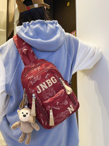 Muška torbica za prsa od najlona — unisex, vodootporna, ultralagana, otporna na habanje