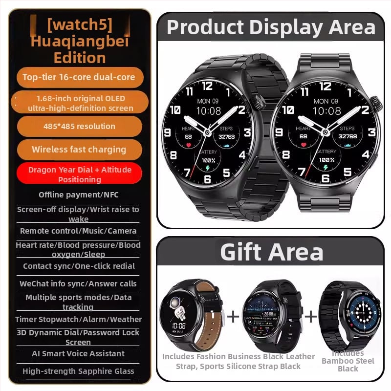 Pametni sat s NFC, praćenje srčanog ritma, zasićenost krvi kisikom, praćenje sna, svakodnevna vodootpornost