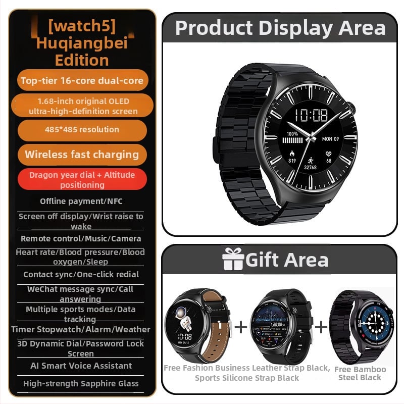 Pametni sat s NFC, praćenje srčanog ritma, zasićenost krvi kisikom, praćenje sna, svakodnevna vodootpornost