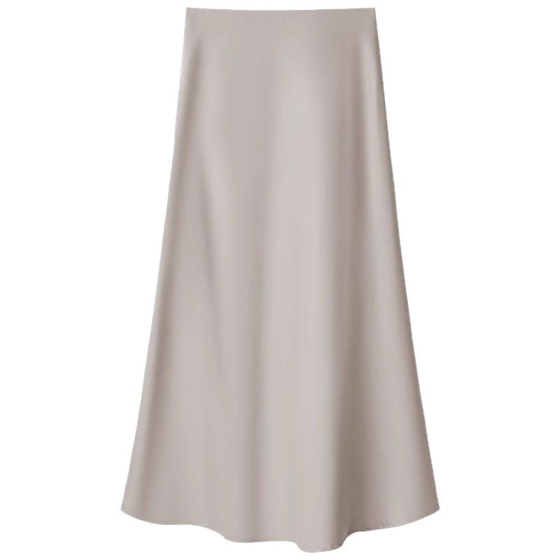 Пола с форма на русалка (фиштейл) и висока талия, дълга, полиестерна