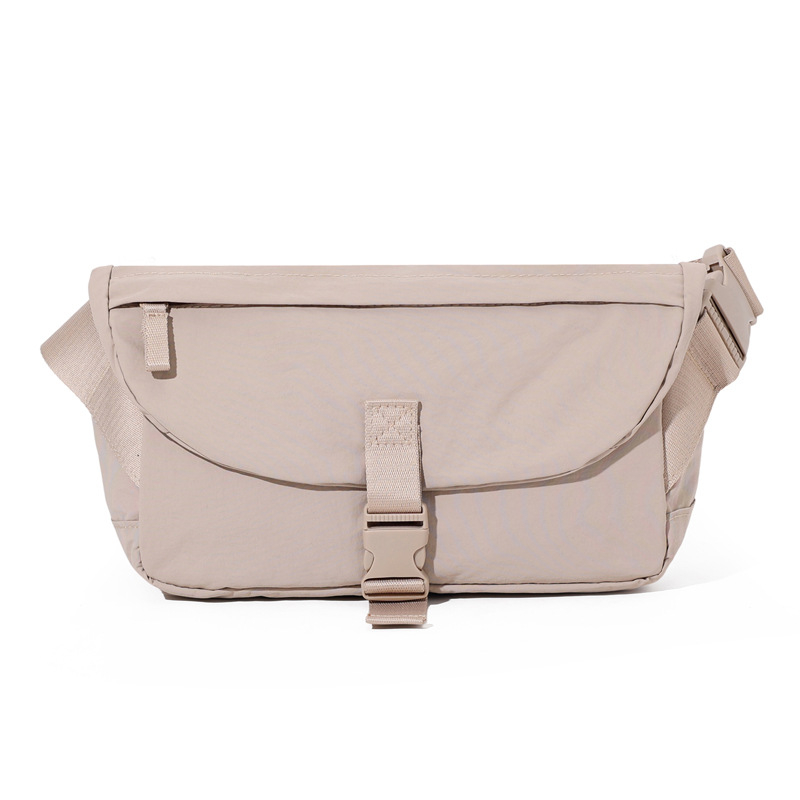 Crossbody torbica za muškarce i žene, torba za prsa i struk, korejski stil, elegantna, lagana, jednobojna, prenosna