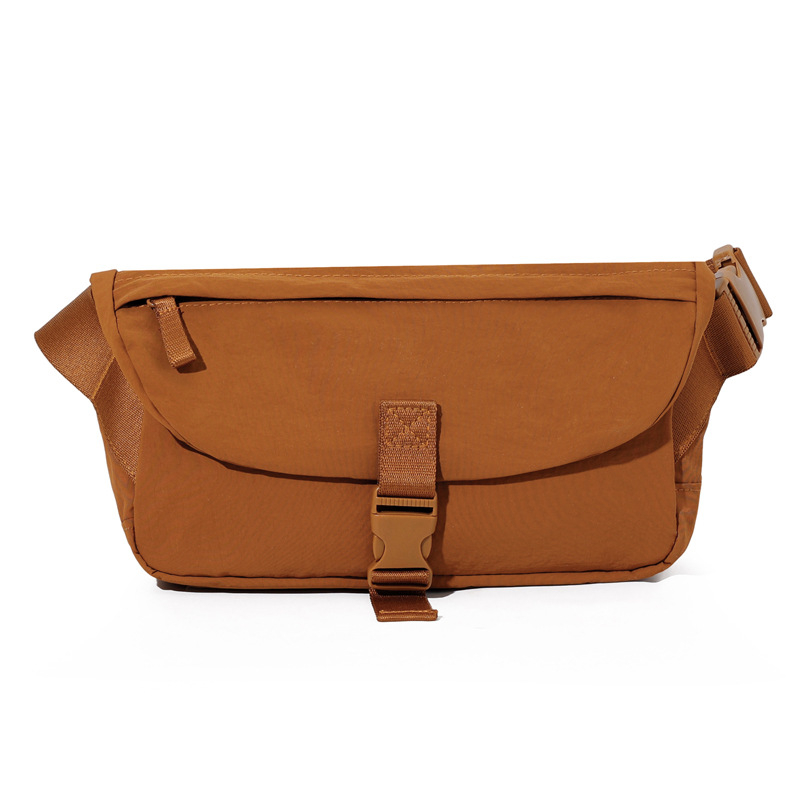Crossbody torbica za muškarce i žene, torba za prsa i struk, korejski stil, elegantna, lagana, jednobojna, prenosna