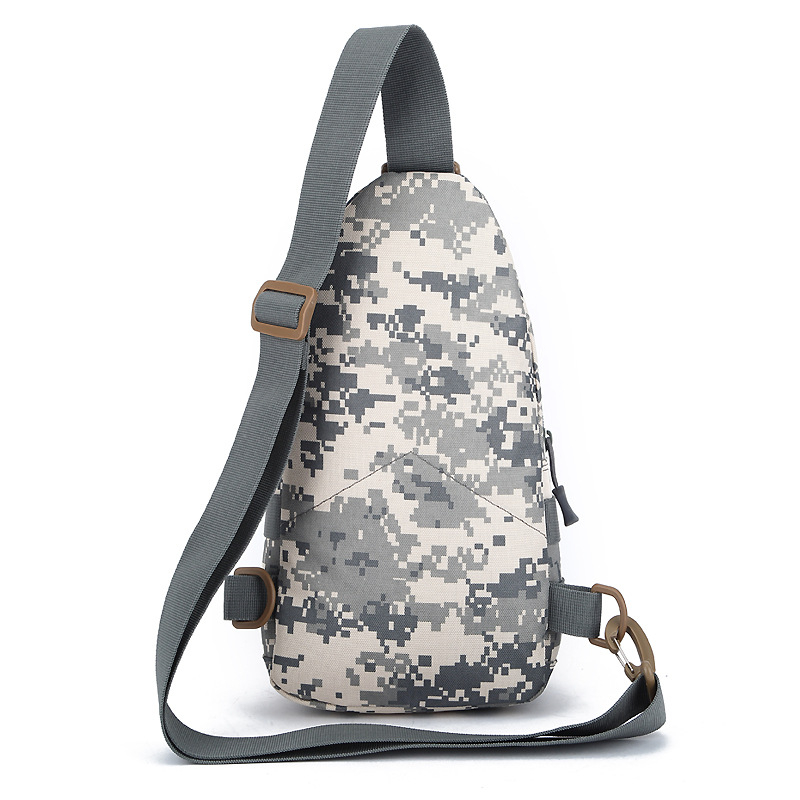 Torba za prsa, taktička crossbody, višestruka upotreba, kamuflažni uzorak, Oxford tkanina