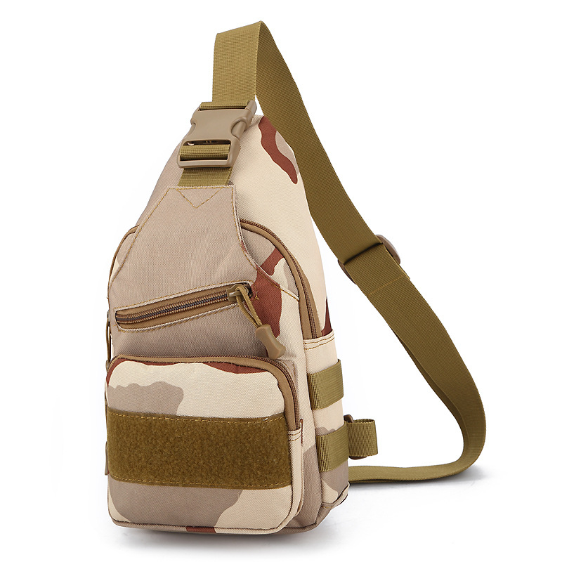 Torba za prsa, taktička crossbody, višestruka upotreba, kamuflažni uzorak, Oxford tkanina