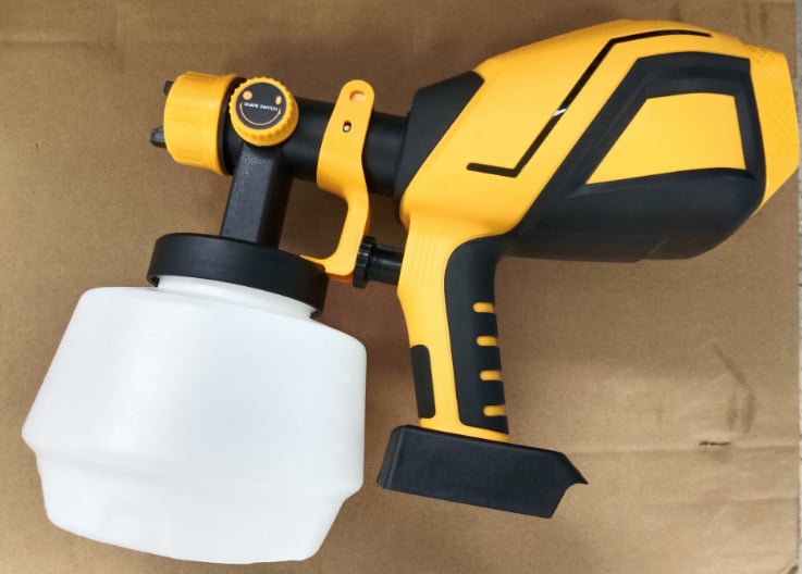 Ηλεκτρικό πιστόλι ψεκασμού με υψηρή ισχύ και υψηλή ατμοποίηση για μπογιά και λατέξ, 220V, κατάλληλο για τοίχους και οροφές