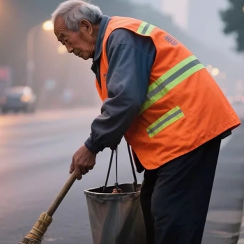 Reflektirajuća sigurnosna vest za rad na otvorenom — Marka: Good care; Materijal: Uniform Fabric; Težina: 120; Namjena: vanjski rad.