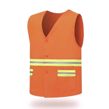 Reflektirajuća sigurnosna vest za rad na otvorenom — Marka: Good care; Materijal: Uniform Fabric; Težina: 120; Namjena: vanjski rad.