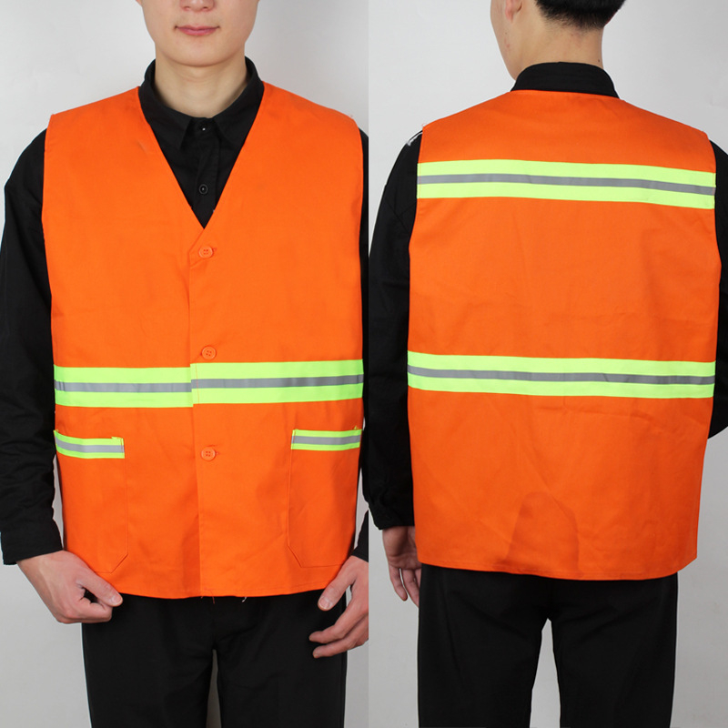 Reflektirajuća sigurnosna vest za rad na otvorenom — Marka: Good care; Materijal: Uniform Fabric; Težina: 120; Namjena: vanjski rad.