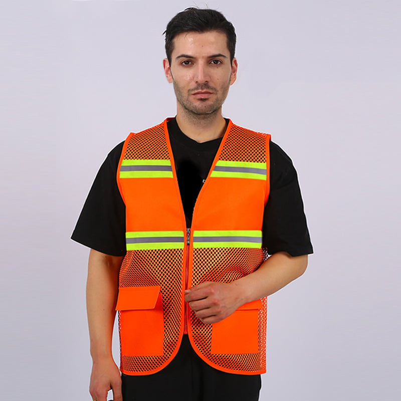 Reflektirajuća sigurnosna vest za rad na otvorenom — Marka: Good care; Materijal: Uniform Fabric; Težina: 120; Namjena: vanjski rad.
