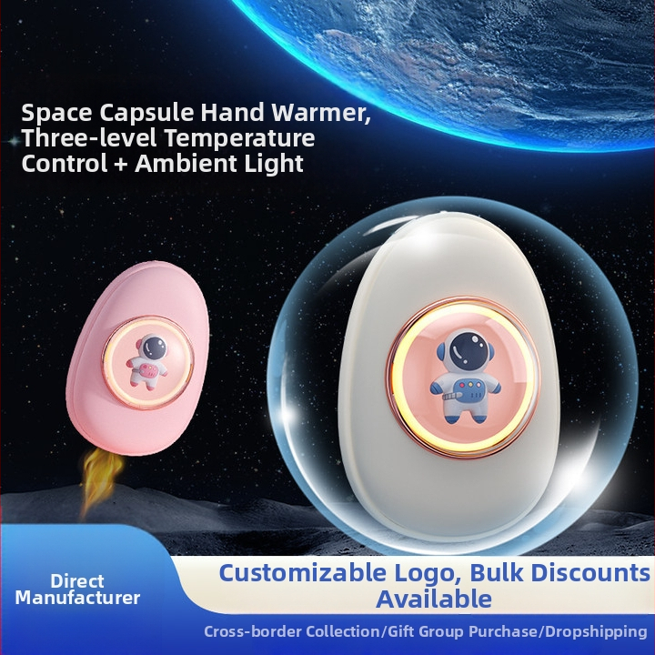 Ohrevník na ruky s USB napájaním, 5W, vstavaná batéria 1000–1200 mAh, odvádzanie tepla hliníkovou platňou