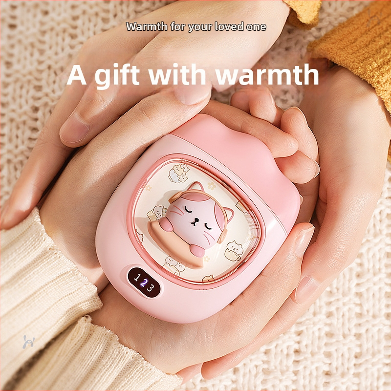 Ohrevník na ruky s USB napájaním, 5W, vstavaná batéria 1000–1200 mAh, odvádzanie tepla hliníkovou platňou