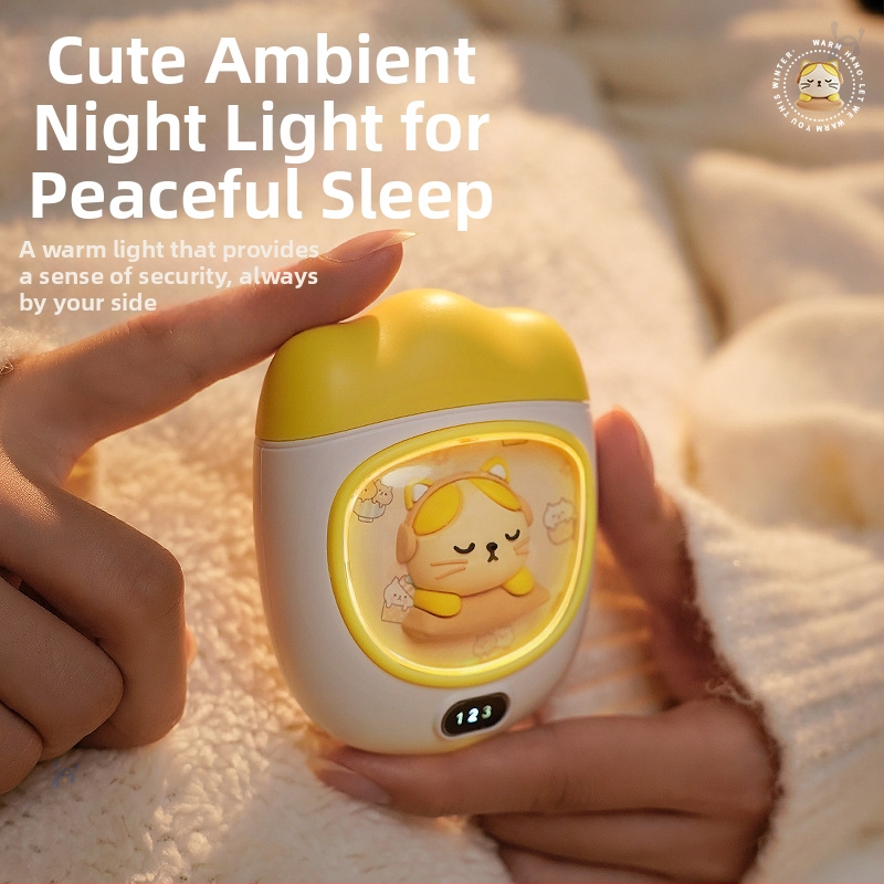 Ohrevník na ruky s USB napájaním, 5W, vstavaná batéria 1000–1200 mAh, odvádzanie tepla hliníkovou platňou