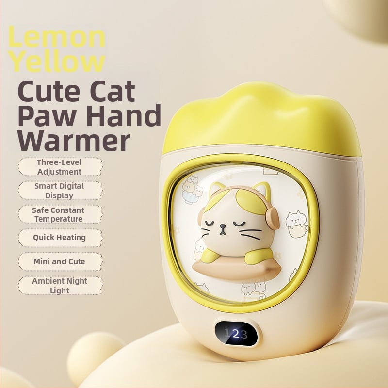 Încălzitor pentru mâini cu alimentare USB, 5W, baterie încorporată 1000–1200 mAh, disipare a căldurii prin placă de aluminiu