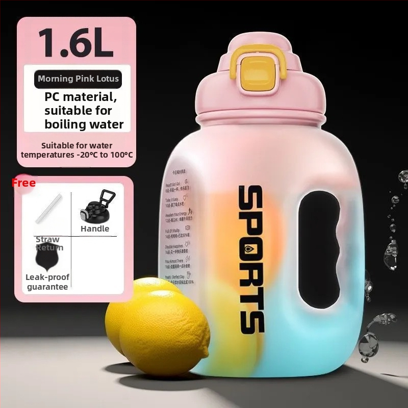 Plastová šálka s veľkým bruchom, moderný minimalistický štýl, dvojitá možnosť pitia, materiál PC, dvojdielna súprava