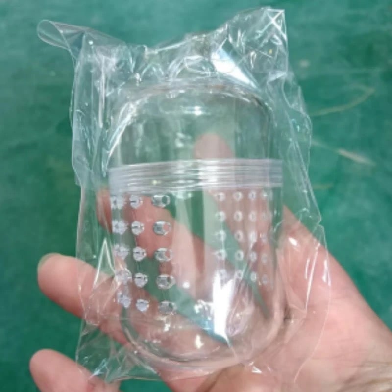 Пластмасова чаша с голям корем – модерен минималистичен стил, двойна функционалност, материал PC, комплект от две части