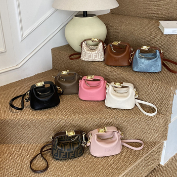 PU mini denim crossbody torba za žene – moderan stil, jednobojna, s proširenim kapacitetom i podstavom od poliester-bavla