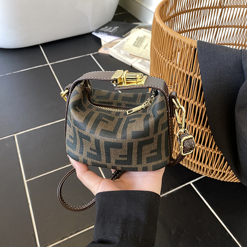 PU mini denim crossbody torba za žene – moderan stil, jednobojna, s proširenim kapacitetom i podstavom od poliester-bavla