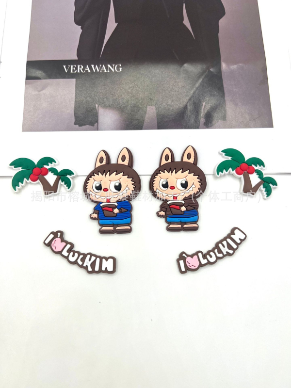 Cataramă de pantofi – stil Cartoon Labubu și Cartoon Paradise, accesoriu detașabil pentru toate anotimpurile