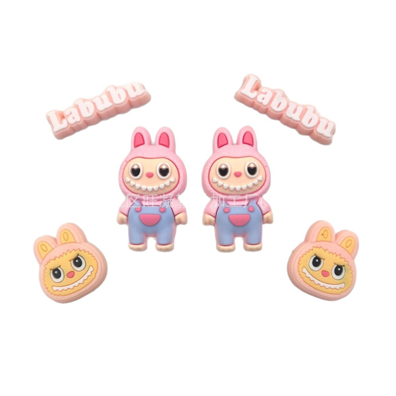 Cataramă de pantofi – stil Cartoon Labubu și Cartoon Paradise, accesoriu detașabil pentru toate anotimpurile