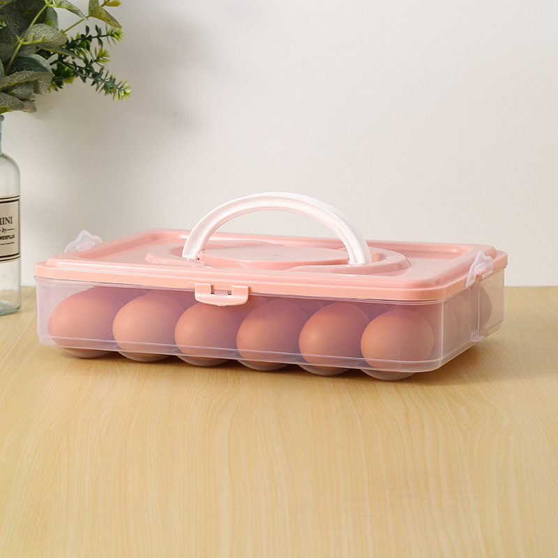Lan Xiang Κουτί Αποθήκευσης Αυγών — Πλαστικό Πιστοποιημένο για Τρόφιμα, Κατάλληλο για Ψύξη, Κατασκευασμένο στην Κίνα