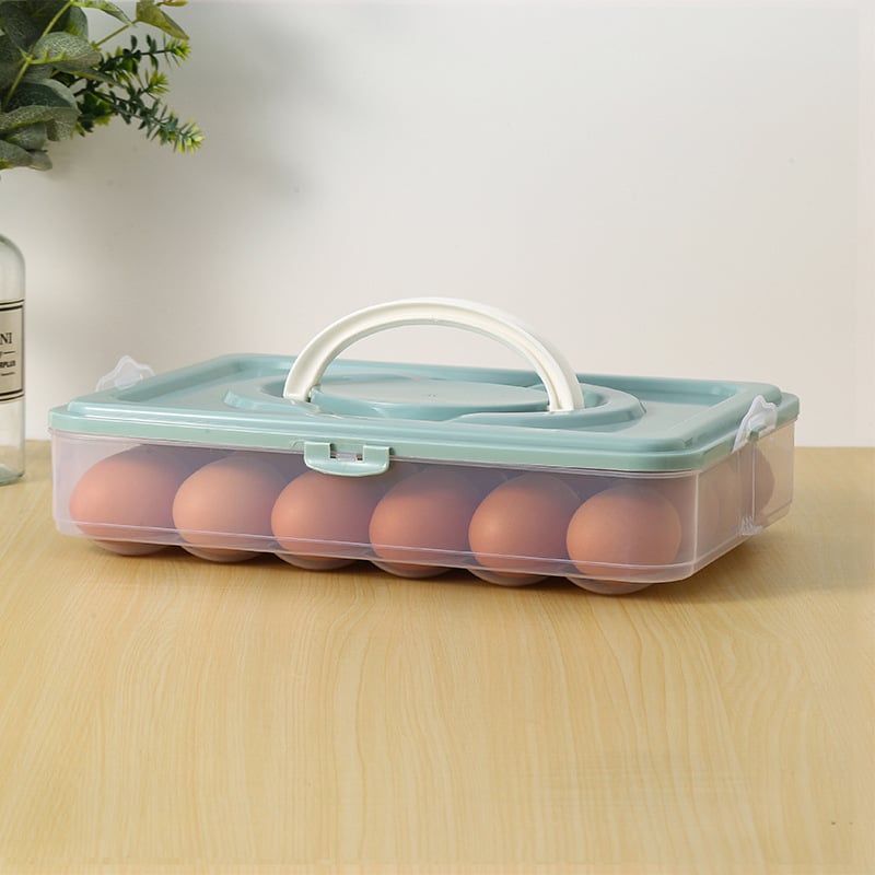 Lan Xiang Κουτί Αποθήκευσης Αυγών — Πλαστικό Πιστοποιημένο για Τρόφιμα, Κατάλληλο για Ψύξη, Κατασκευασμένο στην Κίνα